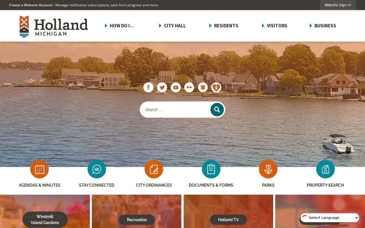 Holland court records city and county court routing source