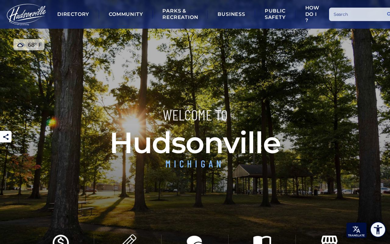 Hudsonville court docket city-government context